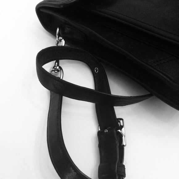 Coach Archive Legacy Black Slim Laptop/Computer Handbag Excellent #23703 - Picture 4 of 14